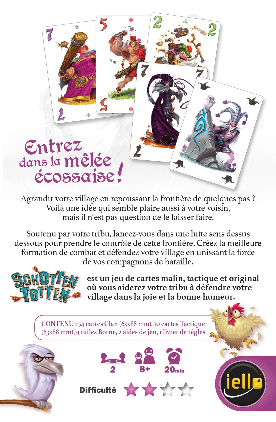 IELLO - 51302 - Shotten Totten 8 years to 99 years (French version), Multicolored, 10 cm x 4 cm x 15 cm - Image 3
