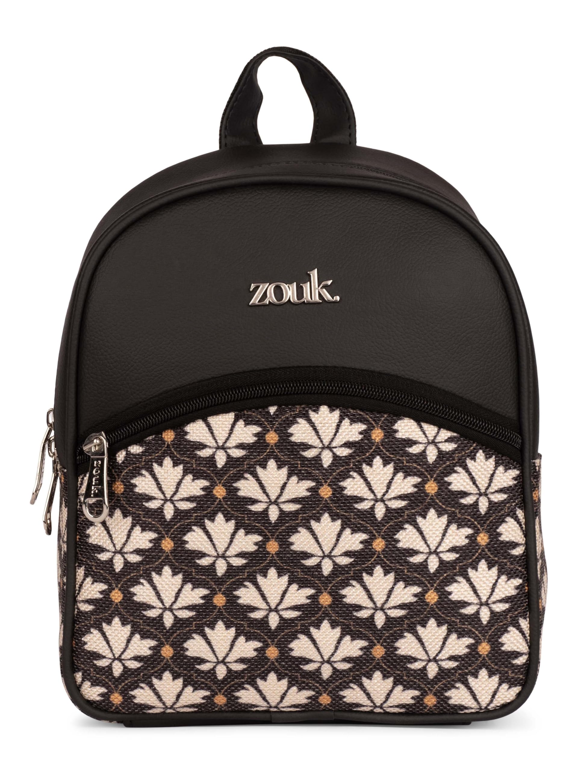 Dalila Mini Daypack | Stylish Small Backpack for Women | Compact | Bag for Girls | Daily College Use | Travel Day Pack | Vegan Leather | Handcrafted | Water-Resistant-image-22