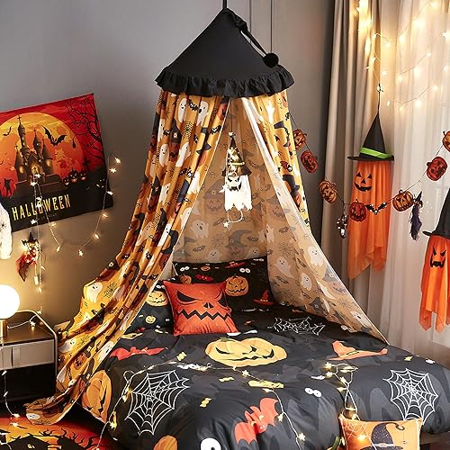Miniatura 3 de Toldo decorativo para cama de niños, estilo sombrero de princesa, cúpula de ensueño, toldo para decoración de habitación de niñas, castillo, toldos