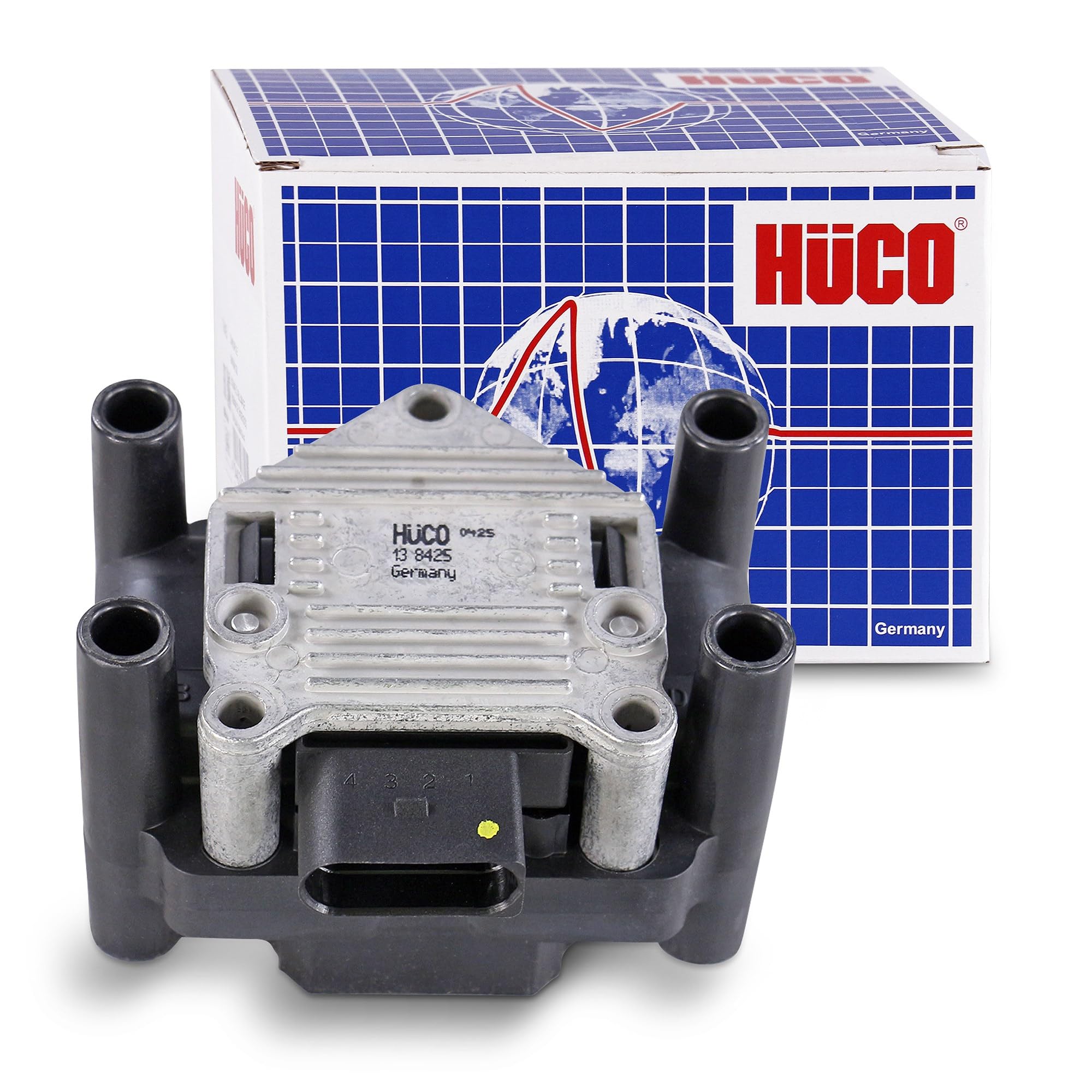 HÜCO 138425 Zündspule für Audi, Seat, Skoda, VW