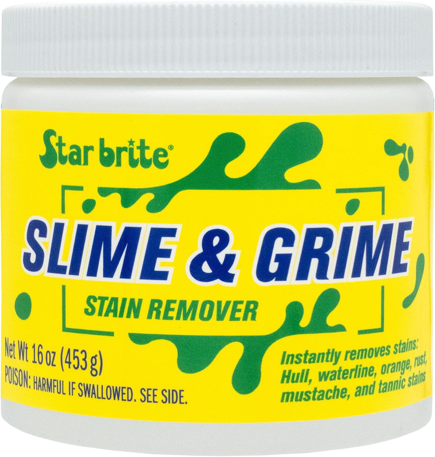 STAR BRITE Stain Remover Concentrate – Makes 5 Gallons – Removes Tarnish, Rust, and Tough Stains on Fiberglass, Metal, Wood, Cement, Tile, Decks, and More