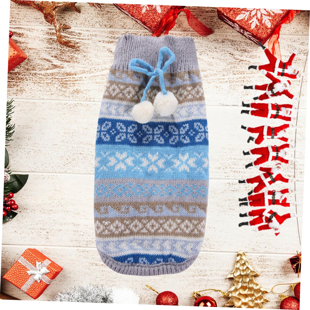 BESPORTBLE 3 Pz Vestiti per Cani Compagnia Maglione Natalizio per Animali Domestici Costume Cane Gatto di Natale Cappotto per Cani Natalizi Maglione Caldo Inverno Prodotti per Animali