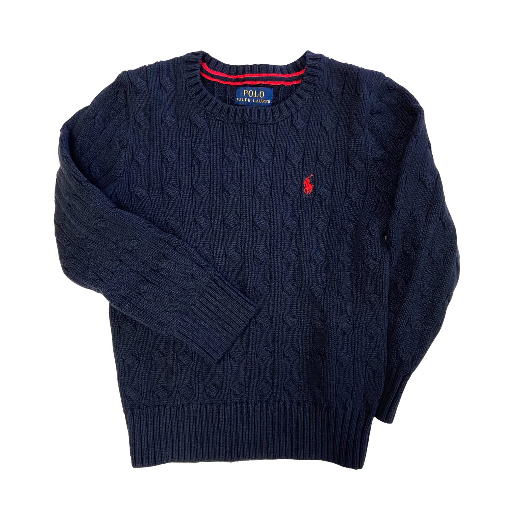 Flag Sweater Jersey Ralph Lauren Niño Polo Bear Algodón Azul