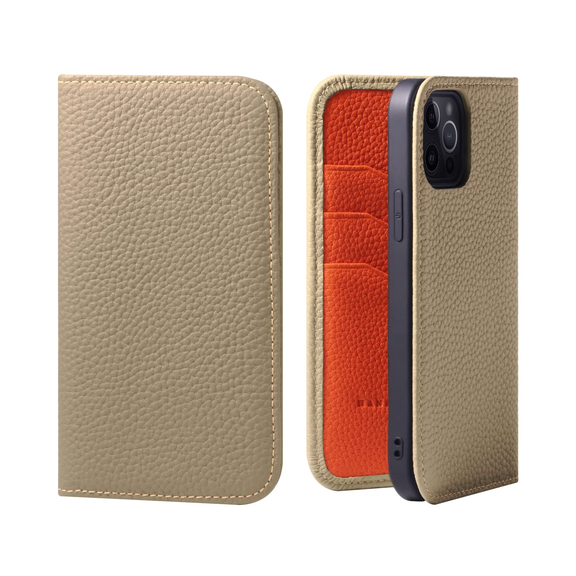 【色:グレージュ_サイズ:iPhone14Pro】HANATORA iPhone Amazon.co.jp: HANATORA iPhone14Pro ケース 手帳型 本革