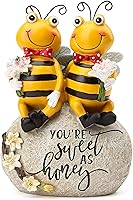 Vista 1 de Estatua de abeja para decoración de jardín, figura de abeja de miel para patio al aire libre, césped, porche, patio, exterior, estante