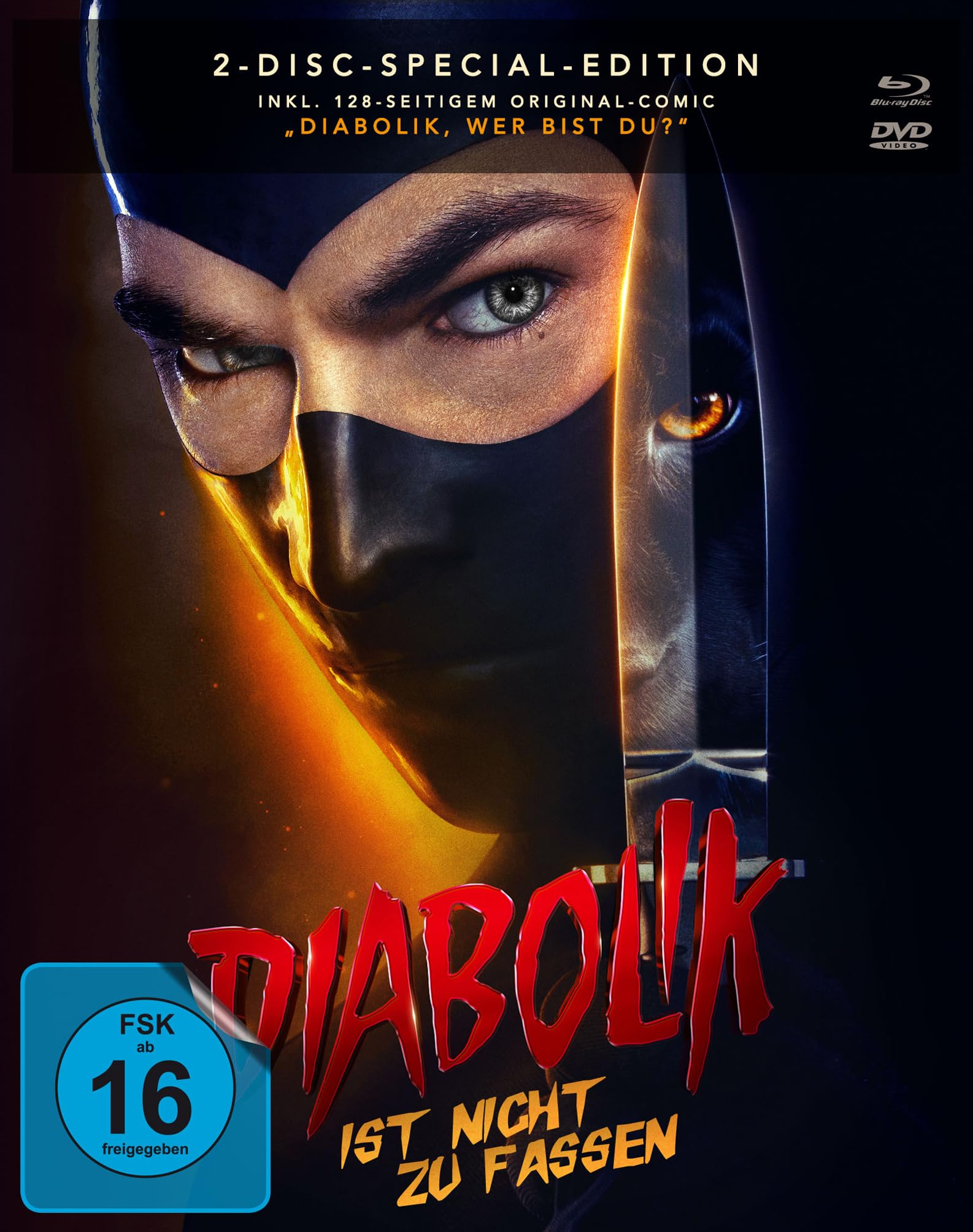 Película Diabolik ist nicht zu fassen en Blu-ray y DVD con cómic especial original