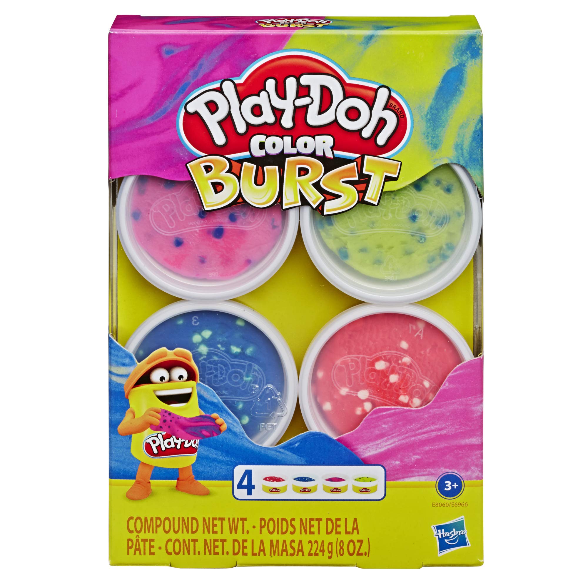 Play-Doh Lot de 4 Couleurs Hasbro E6966 pâte à modeler - 5