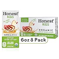 Vista 4 de Honest Kids Manzana orgánica para siempre, 6 onzas líquidas, paquete de 8