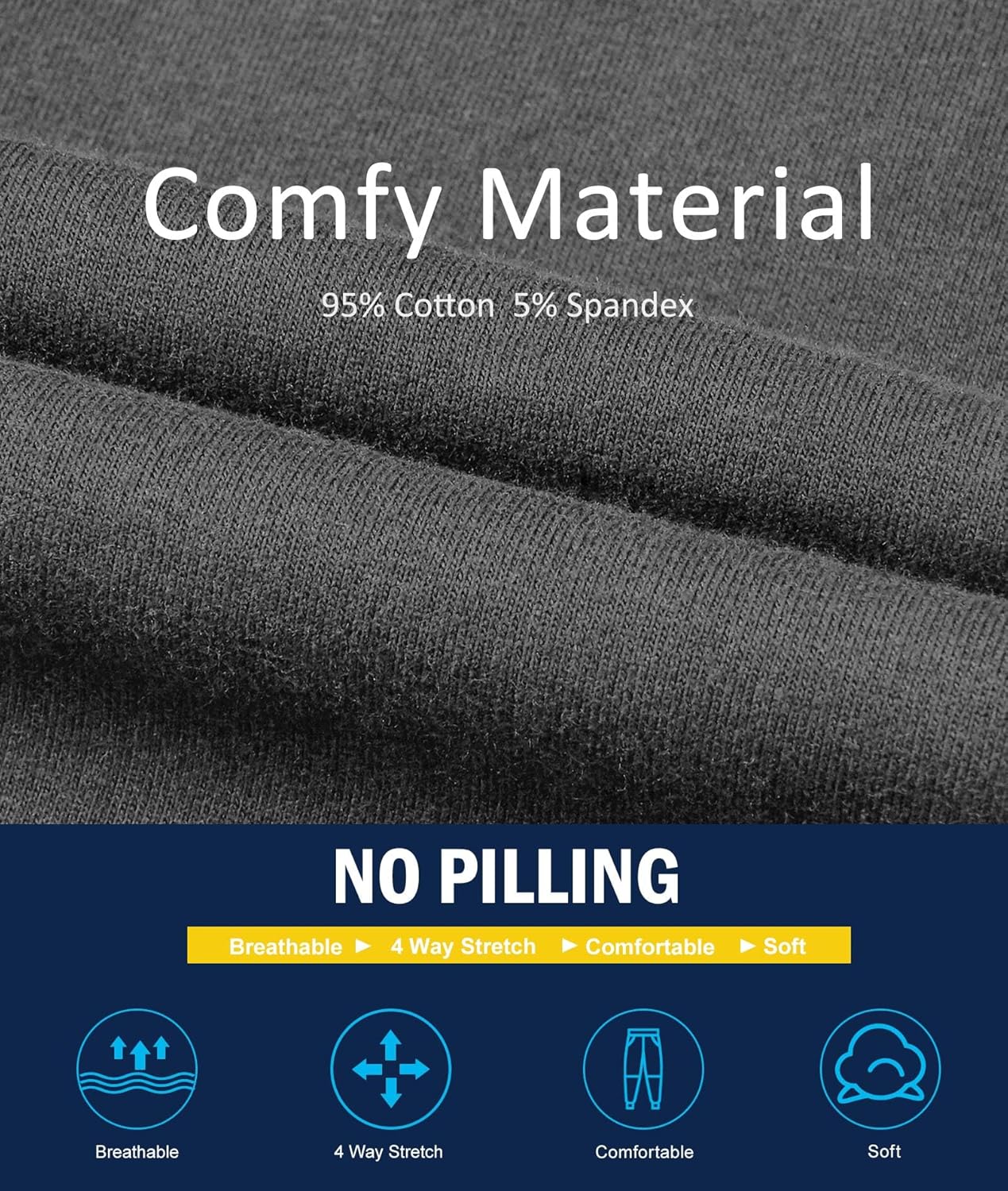 SPECIALMAGIC Women's Cargo Sweatpants Cotton Athletic Joggers 4 Pockets Sporty Pants - Image 4