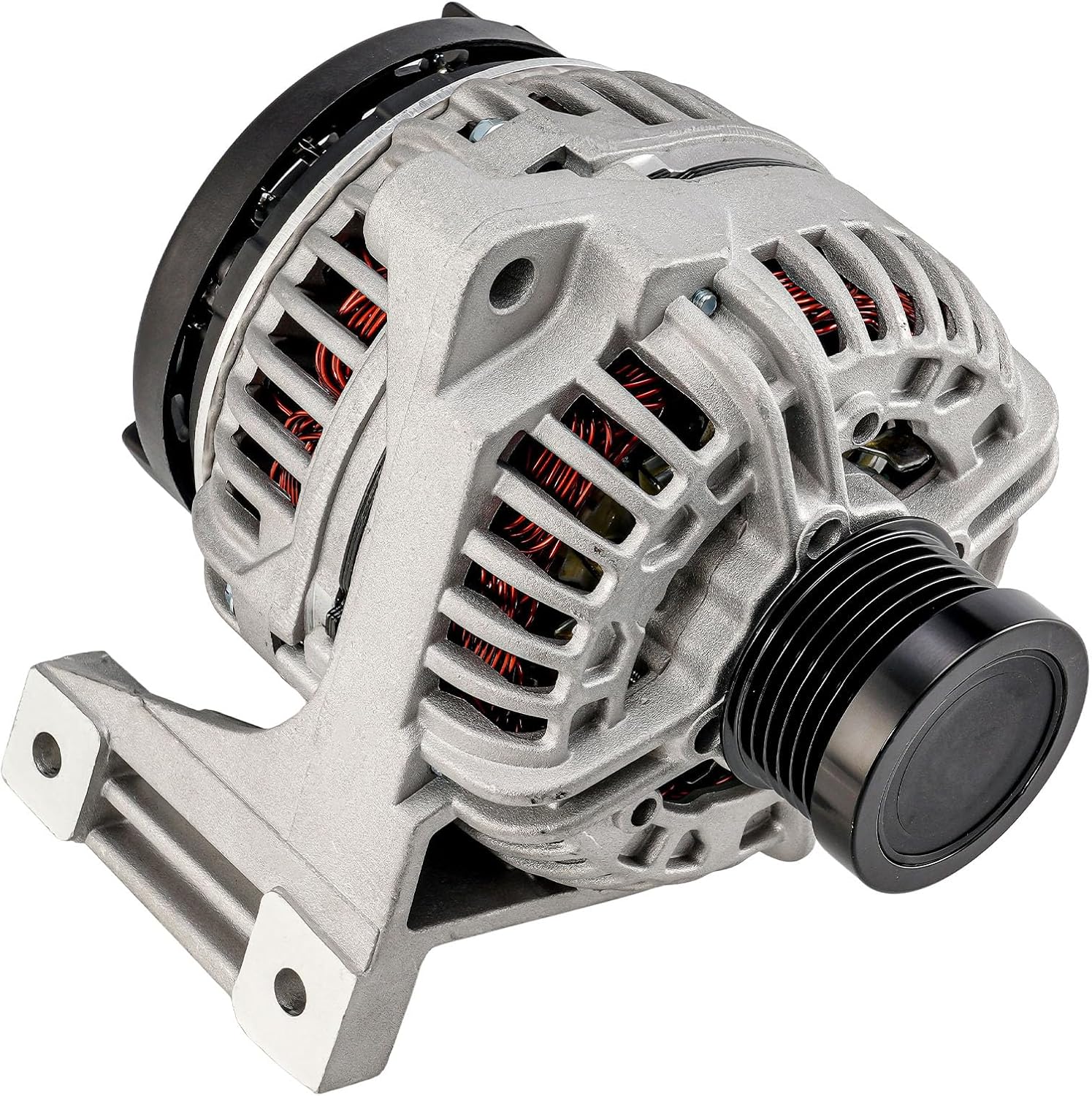 PHILTOP NEW 13998N Alternator Compatible with Volvo XC90 2003-2006 2.5T, S60 2002-2005 2.4L/2002-2003 2005 2.4T/2003-2004 2.5T, XC70 2003-2004, 12V 140Amp CCW SC6 IR/IF Alternator Replacement