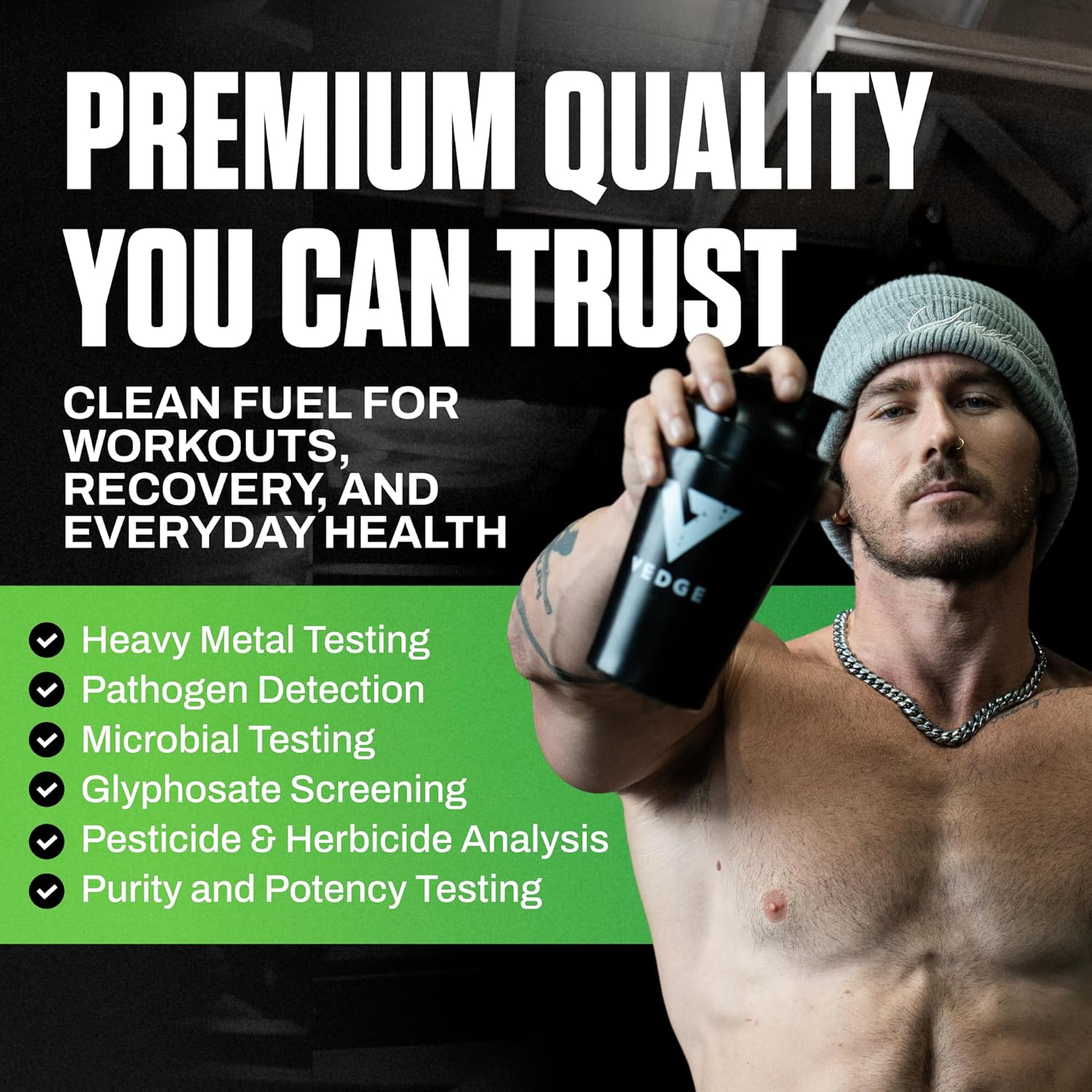 VEDGE Vegan Protein Powder - Plant Protein Powder with Pea, Pumpkin & Sunflower - USDA Organic, Amino Acids, Dairy Free, Soy Free, Keto, Non GMO - Cookies and Creme - 20 Servings - Image 6