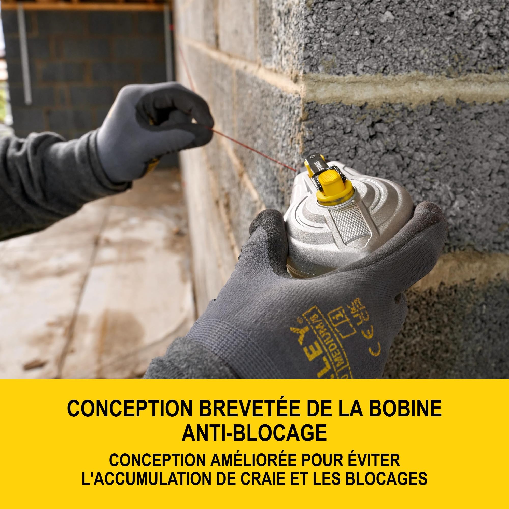 STANLEY FATMAX Cordeau Traceur 30m en Aluminium, STHT47611-0