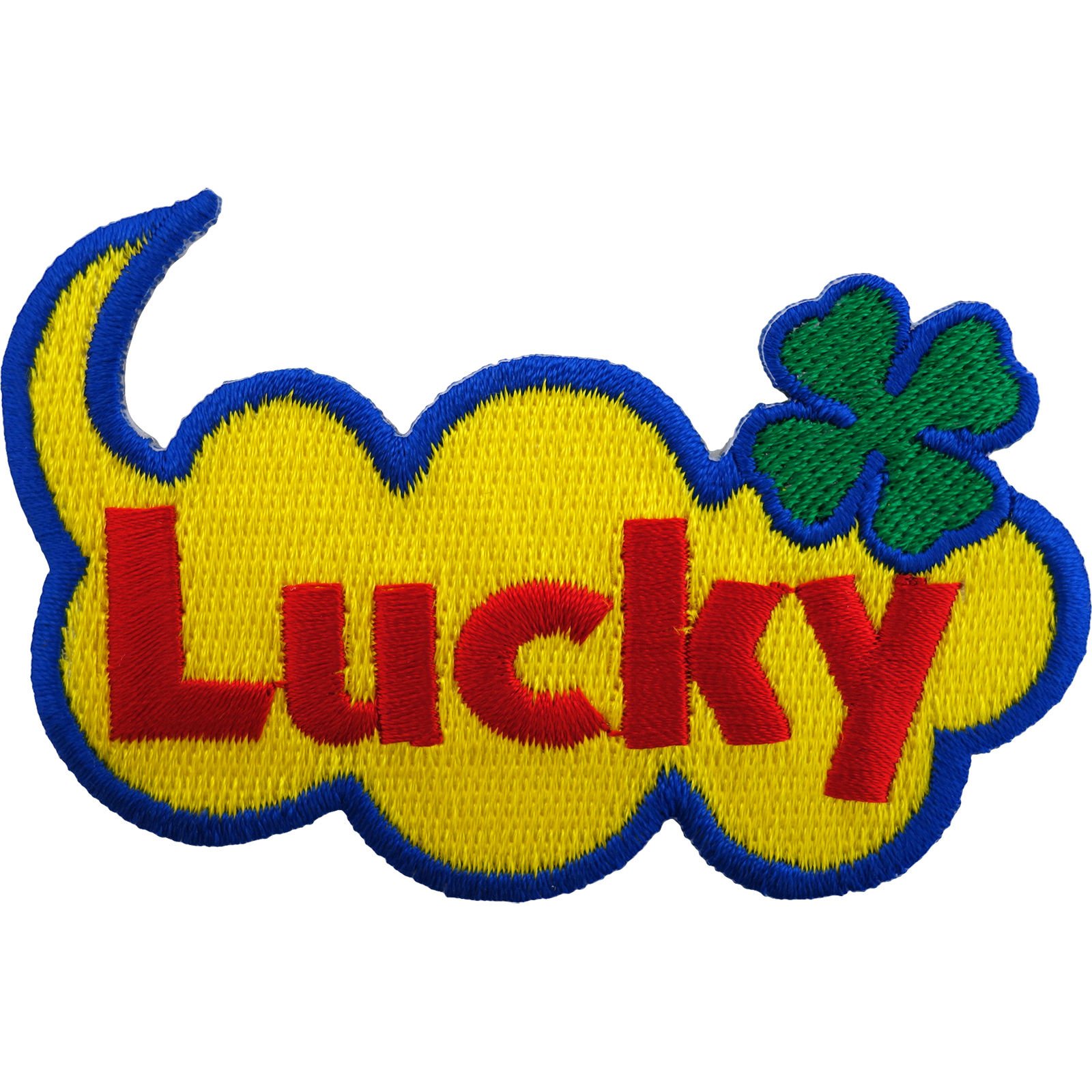 Lucky Patch Four Leaf Clover Sew/Iron On Badge Ireland St Patricks Day Irish
