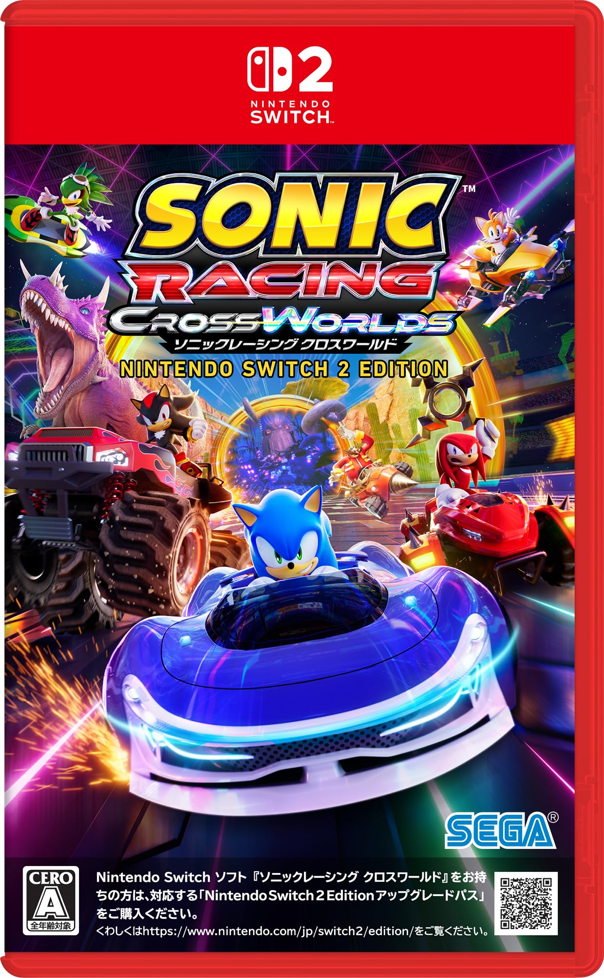 Nintendo Switch　有機ELモデル　ソニックレーシングソフト付き Amazon.co.jp: ソニックレーシング クロスワールド Nintendo Switch2