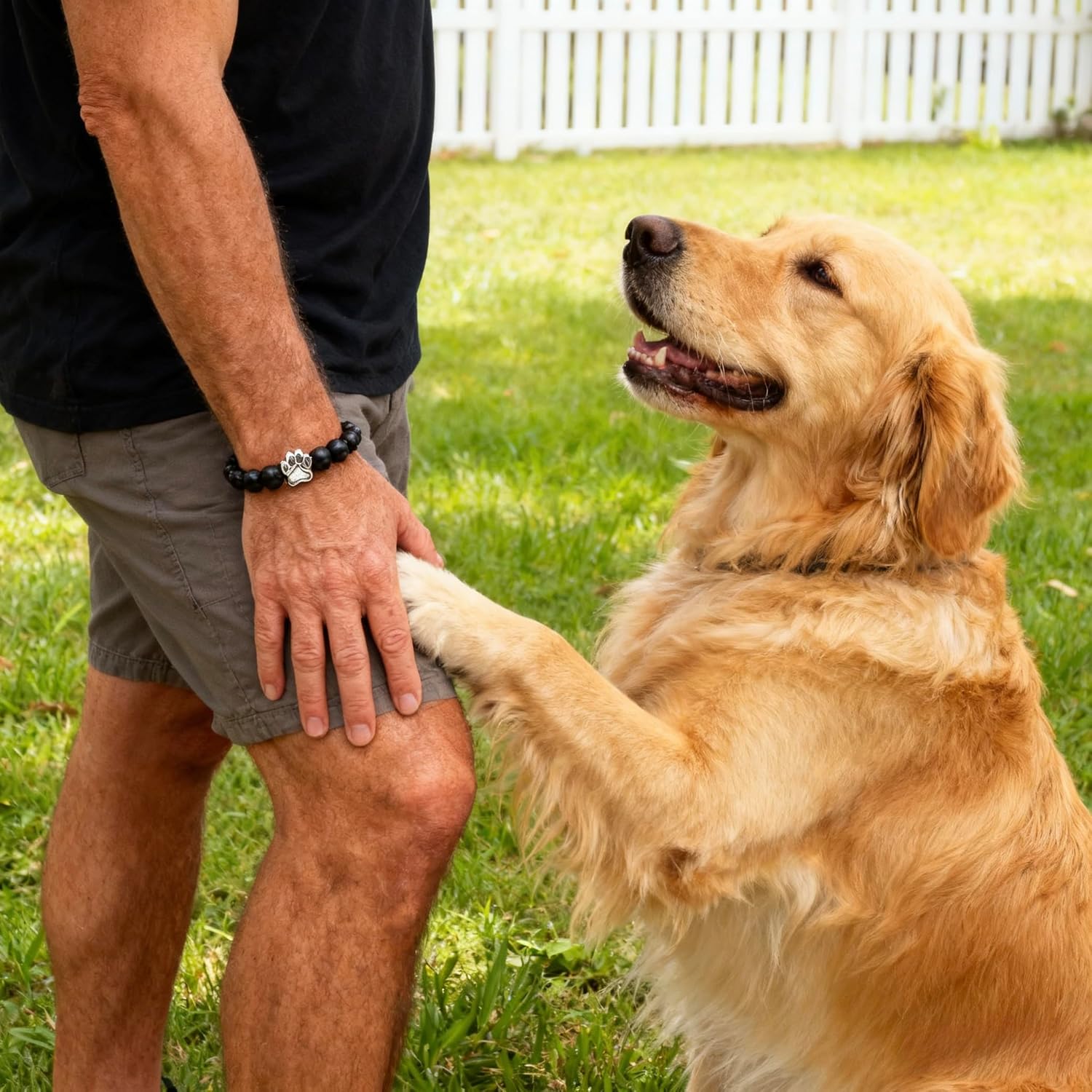 LINGYUAN Pet Memorial Gifts for Dogs Cats, Pet Memorial Bracelet, Remembrance Pet Loss Sympathy Gift for Cat Dog Lovers, Bereavement Gifts for Loss of Pet - Image 5