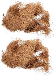 YARNOW 2pcs the bird's nest shredded coconut Handwoven Bird Nest Warm Birdcage Bird House Handmade Bird Nest Bird Supplies Bird Resting Place Bird Accessories manual decorate