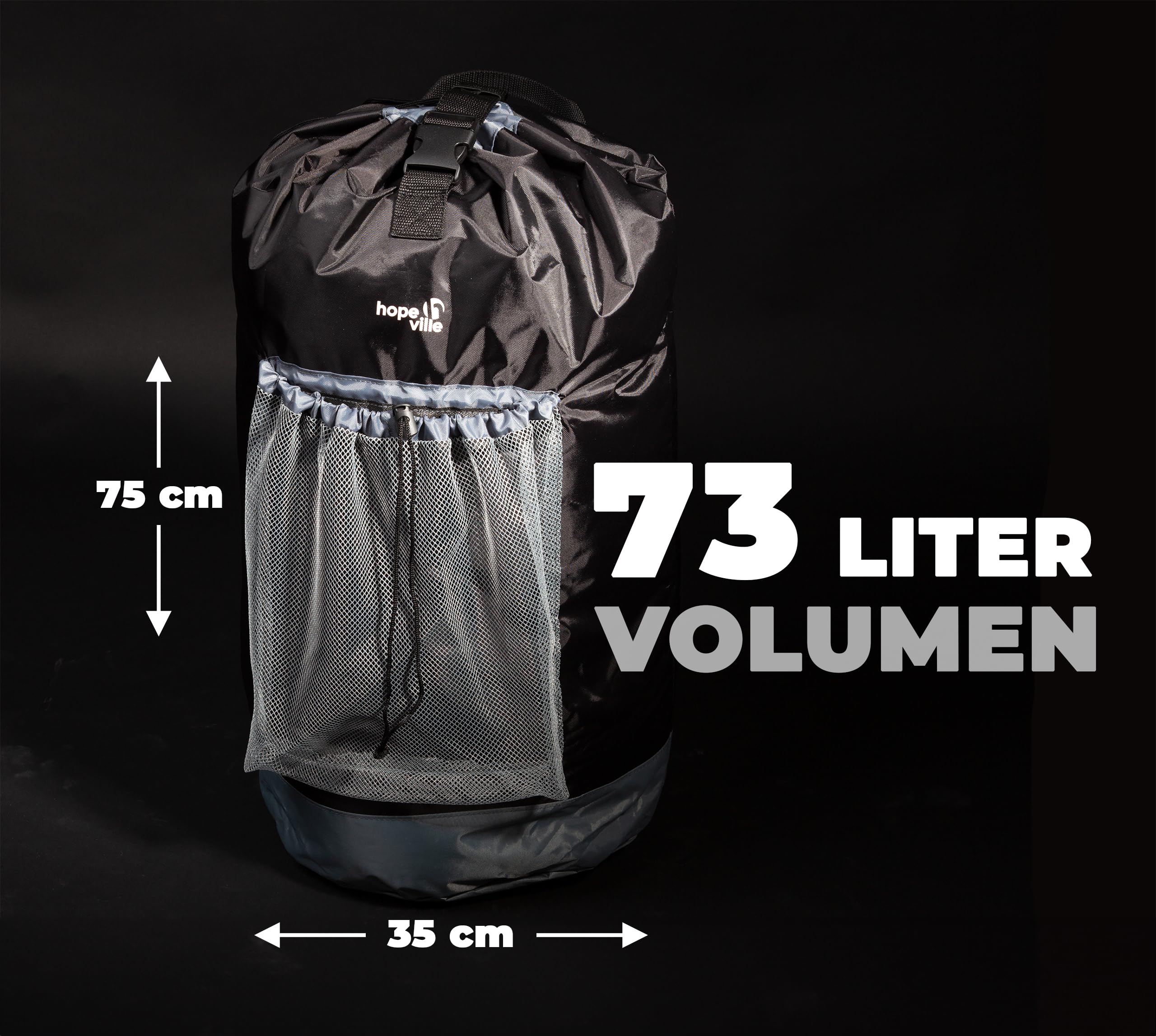 Linnen Optiek: 100L Waszak Groot XXL met 60L Reiswastas Linnen Optiek: 100L Waszak Groot XXL met 60L Reiswastas