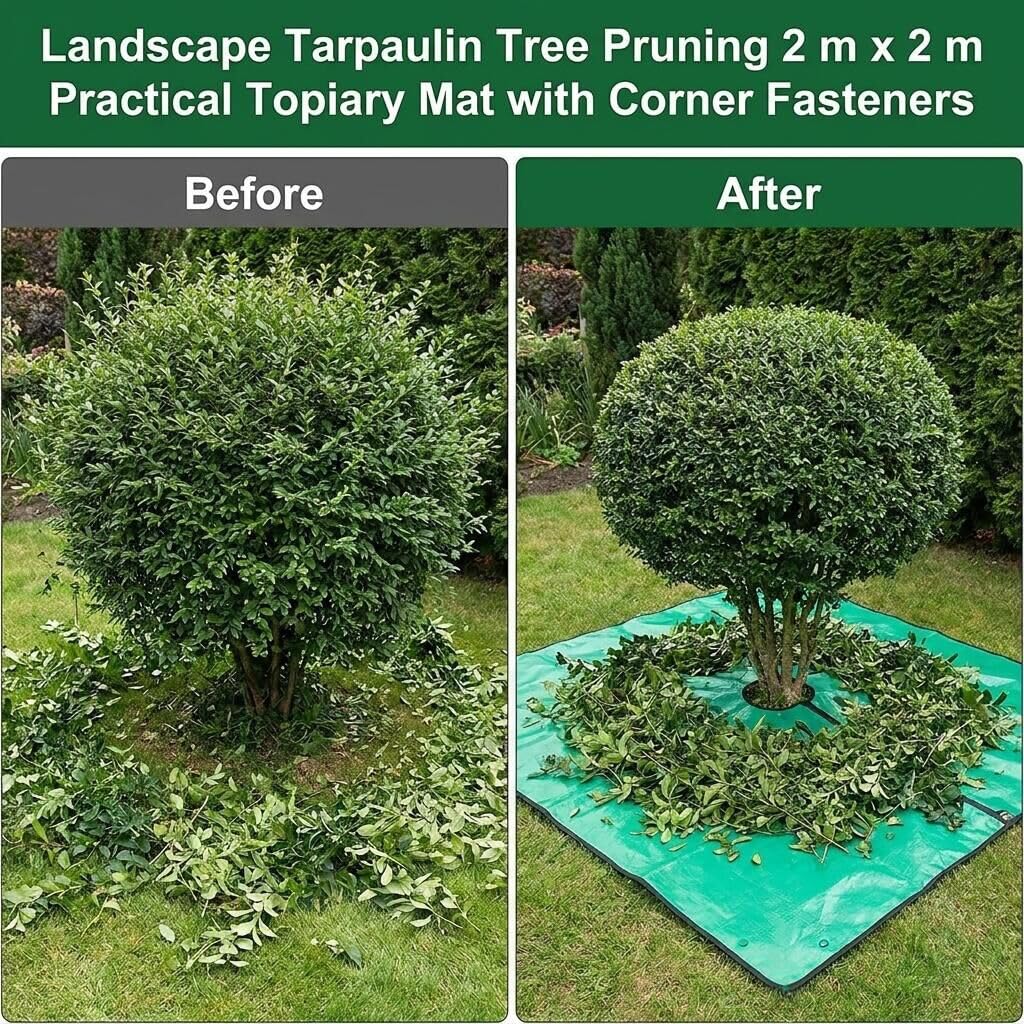 Bâche de Jardin 2Mx2M avec Trou QWORK