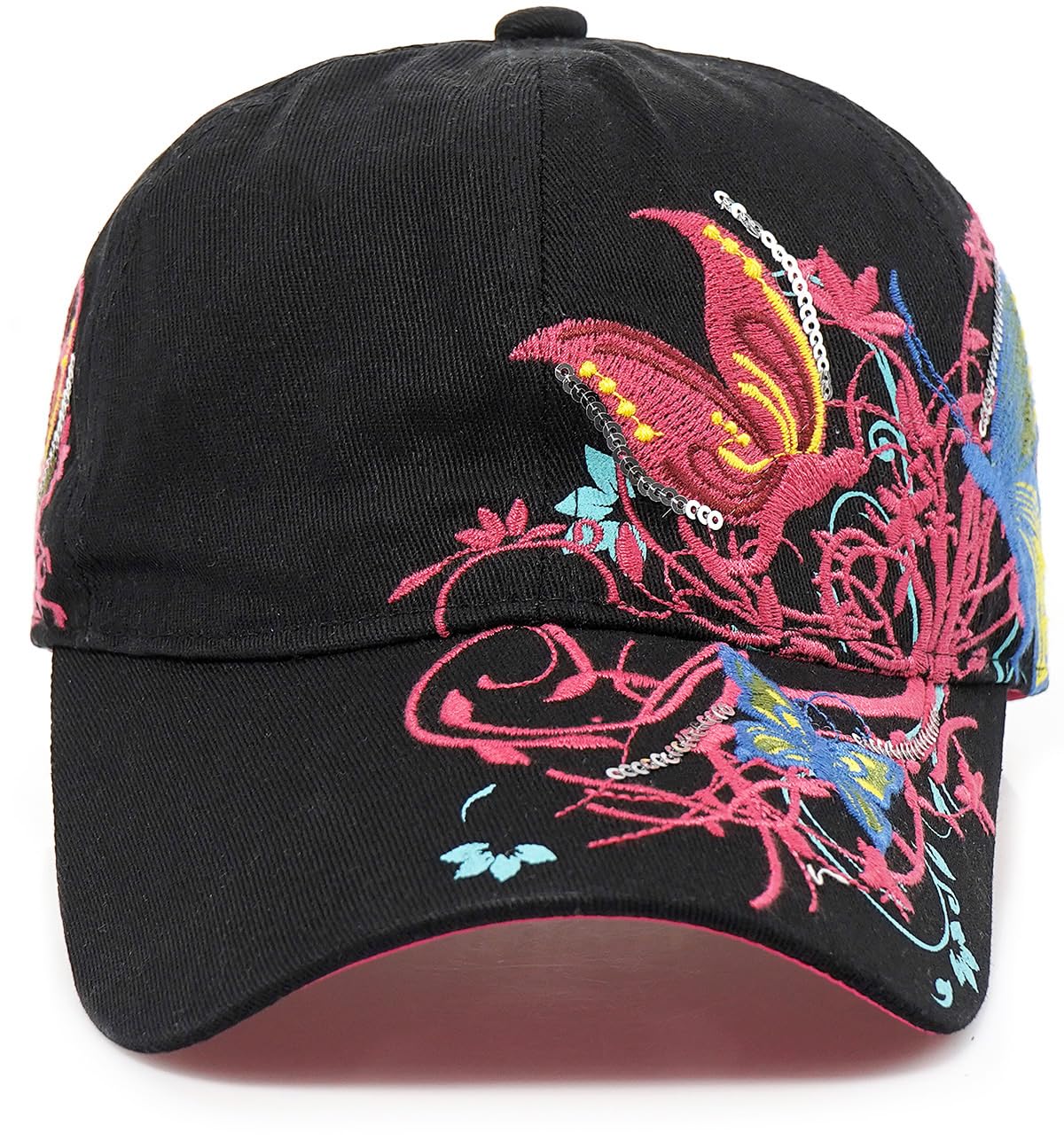 MESU Femmes Casquette de Baseball Réglable Respirant Brodé Sun Hat Sport Golf Sun Hat Casquette de Baseball Extérieure