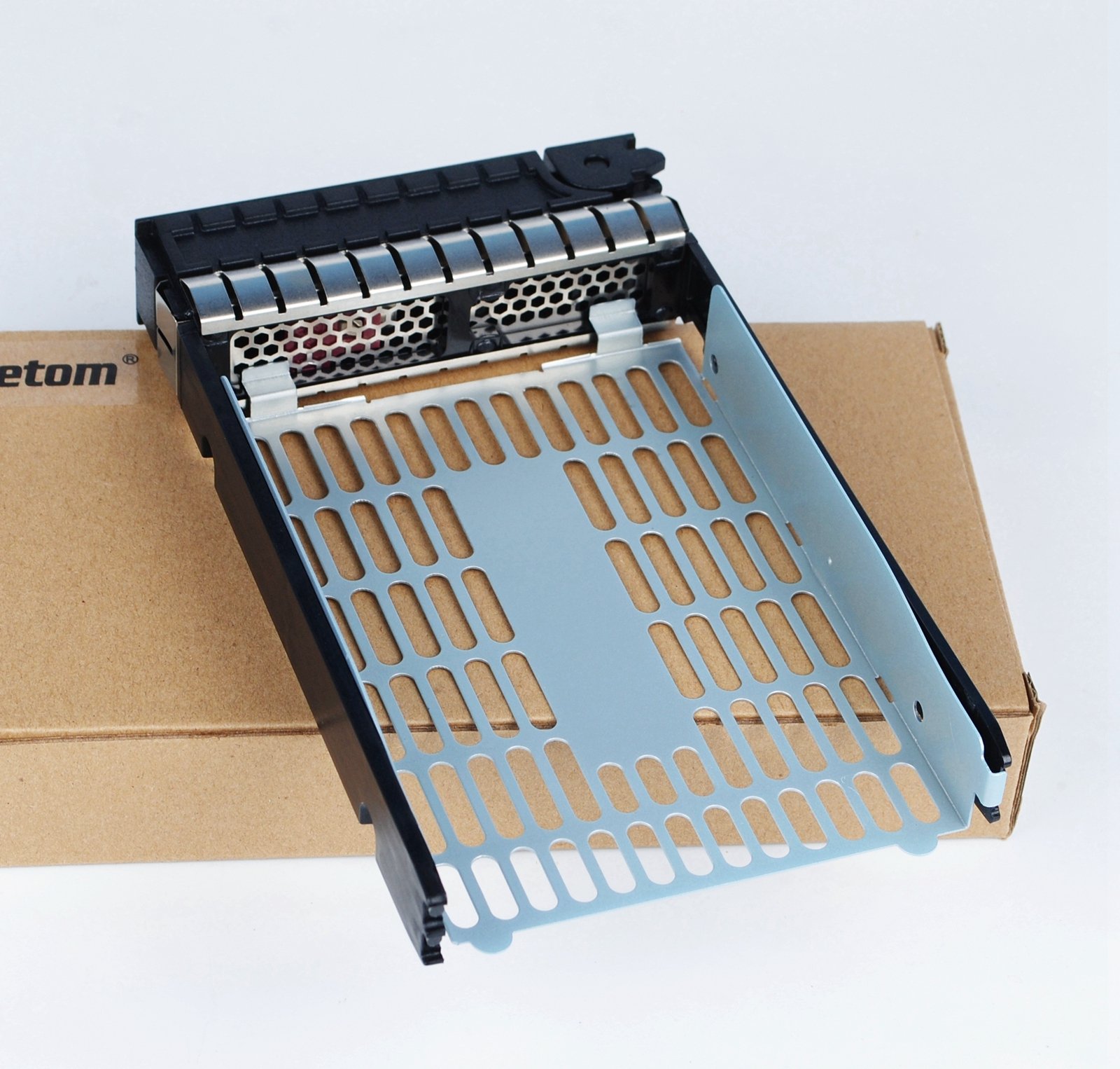 373211-001 373211-002 3,5" Bandeja de Disco Duro Caddie SATA/SAS Tray Caddy para HP Compaq ProLiant DL120 G7 ML350 G4p ML310 ML350 G5 G6 ML370 G5 DL180 G6 con 4 Tornillos
