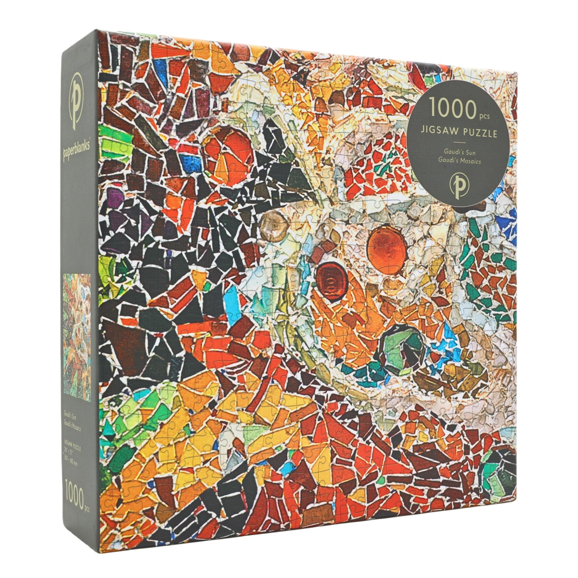 Paperblanks | Gaudi Sun | Gaudi Mosaics | Jigsaw Puzzles | 1000 Pieces