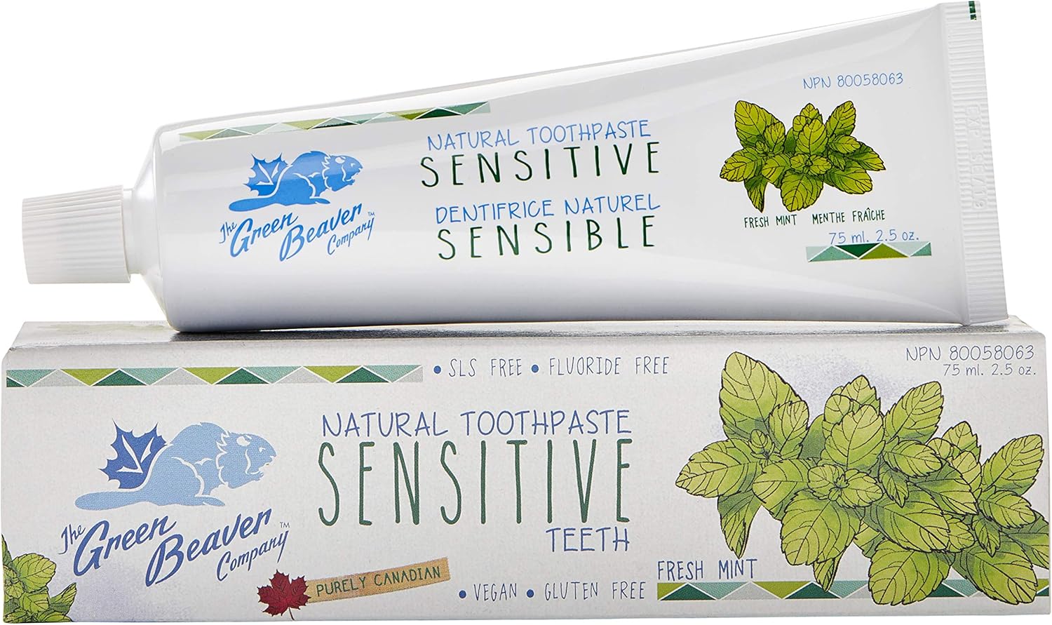 Green Beaver Fluoride free Sensitive Teeth Toothpaste Amazon.ca
