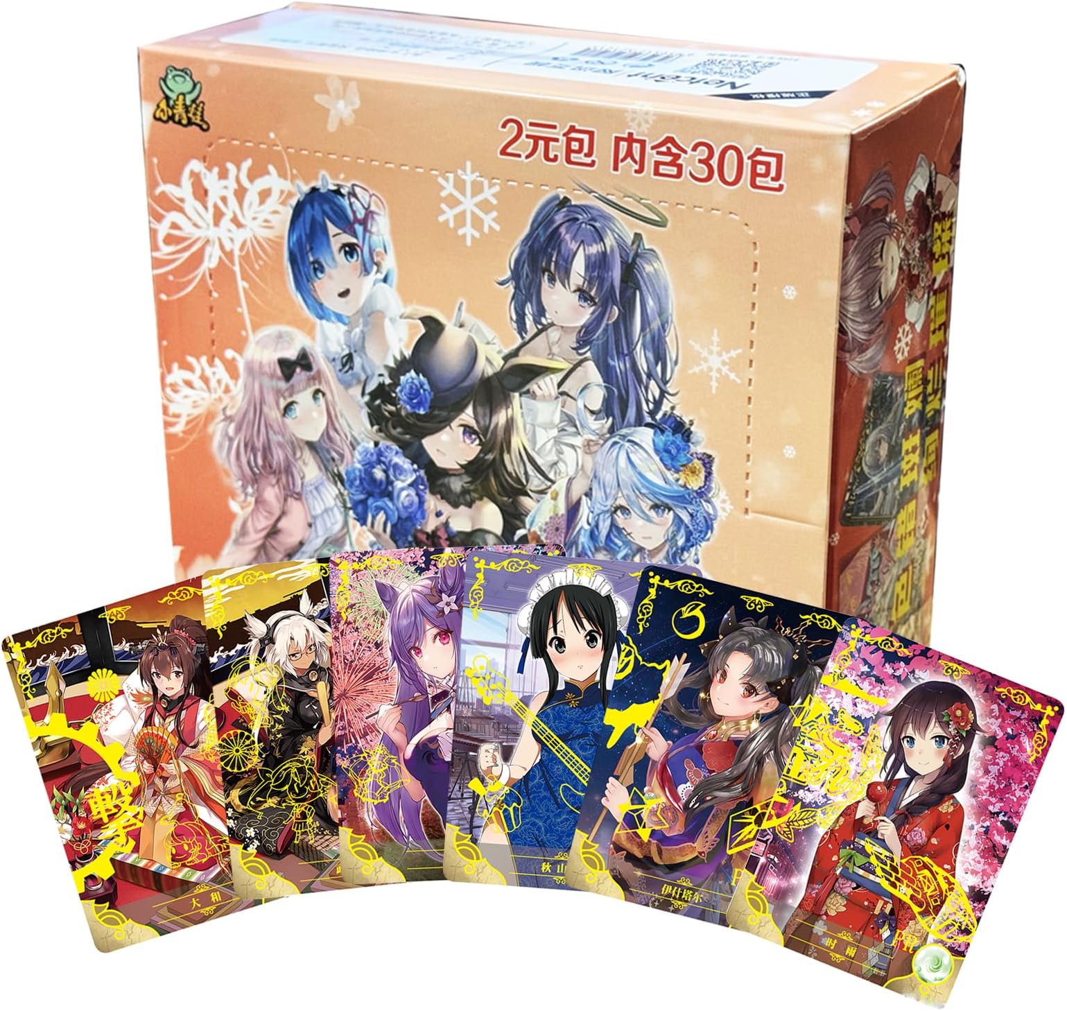 Goddess Story Cards Booster Box Official Anime TCG CCG Collectable Playing/Trading Card Pack 30 Packs - 6 Cards/Pack(180 Cards)