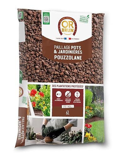 Or Brun Paillage de Pouzzolane - 6L - Protection des