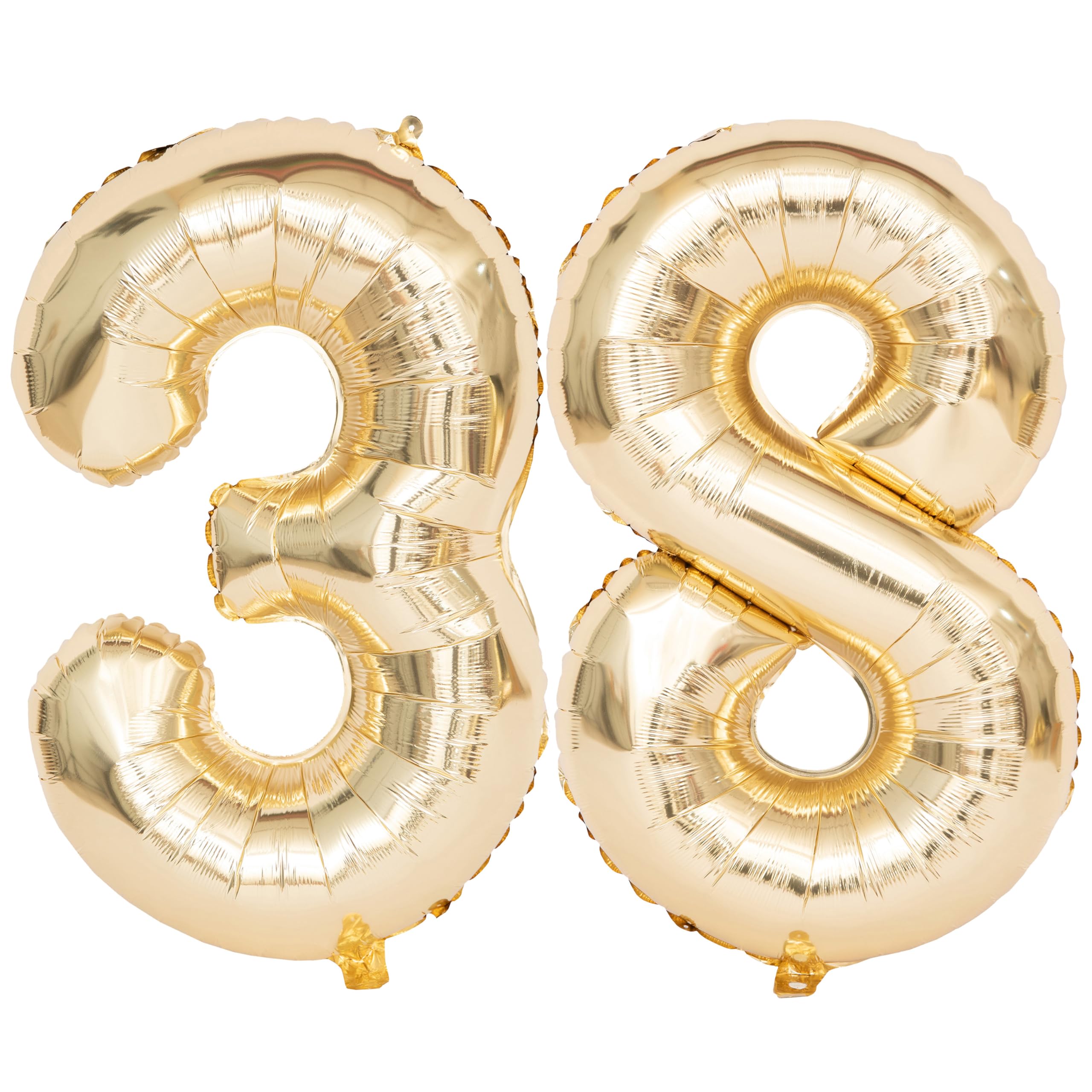 40 "Light Gold number 1 Balloon White Gold Giant birthday balloon Helium Champagne gold number balloons baby shower happy birthday decorations Valentine's Day wedding Digital 1 — view 216