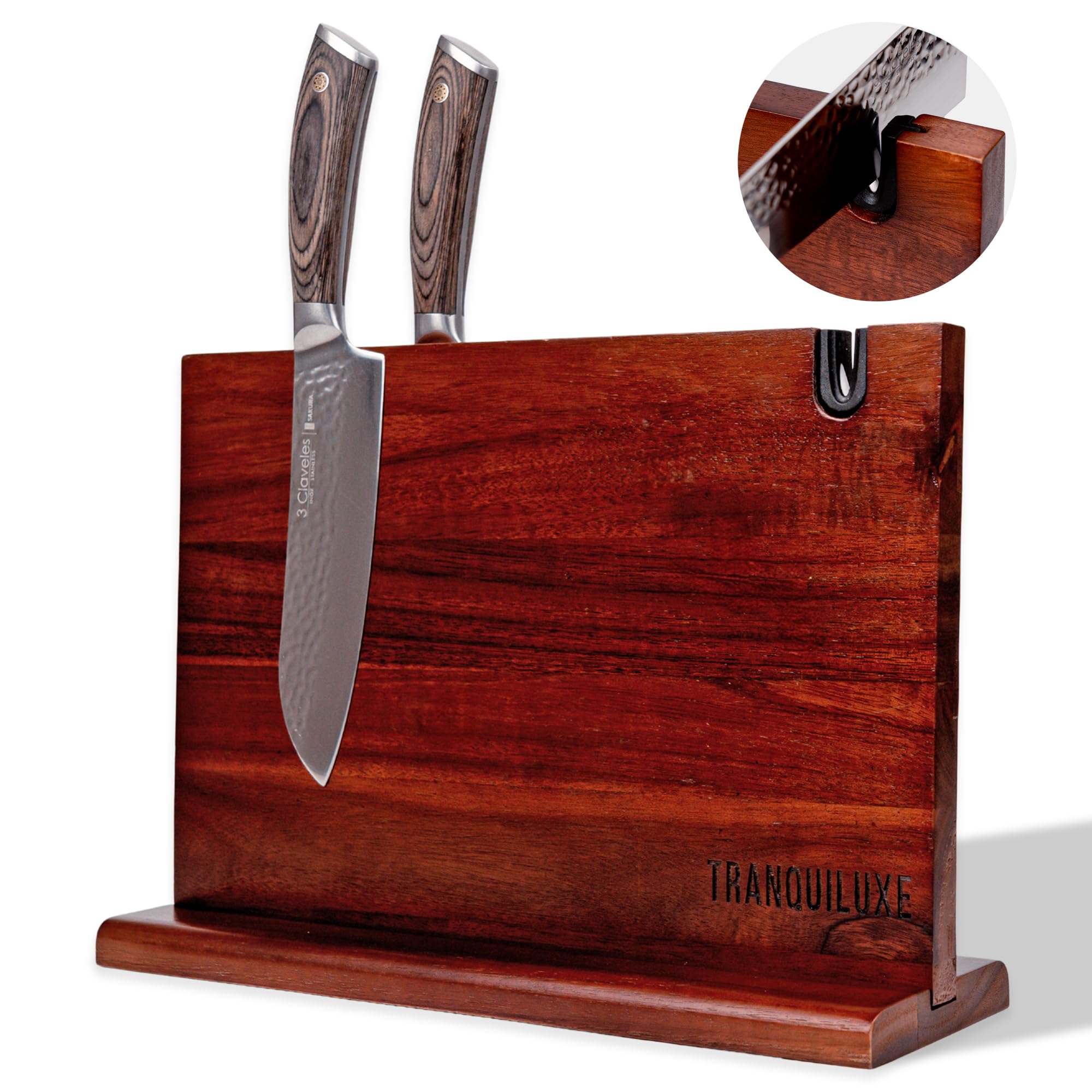 Tranquiluxe Wood Knife Block