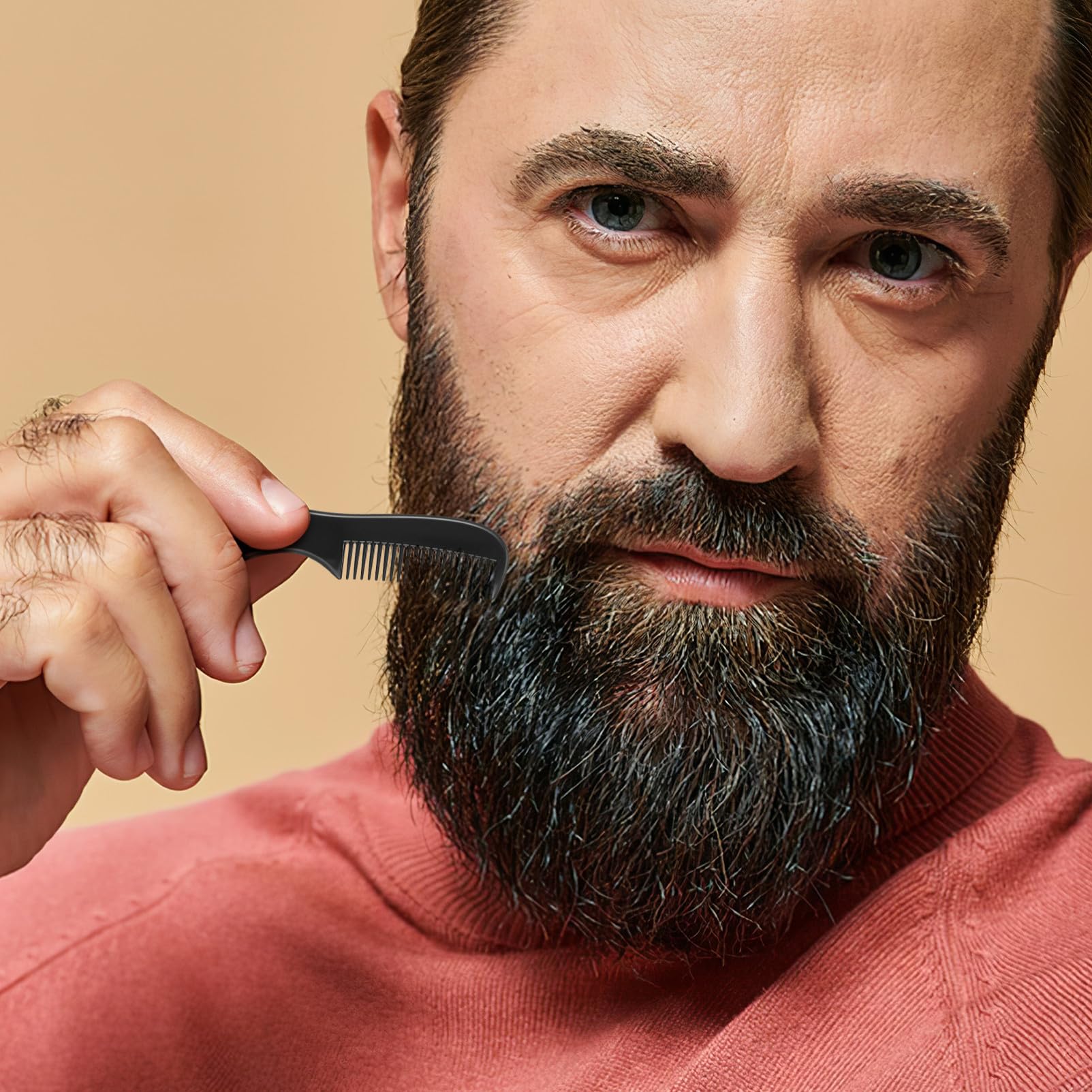 50 Pezzi Pettine Per Barba Pettine Per Lo Styling Da Viaggio Tascabile Per Barba Per Per La Cura Dei Baffi Per La Cura Dei