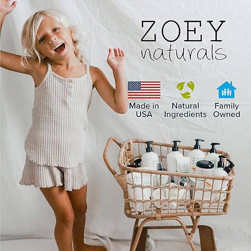 Miniatura 3 de Zoey Naturals - Lavado y champú calmante de lavanda - Niños pequeños y niños - Sin lágrimas, sin parabenos, todos los ingredientes naturales para