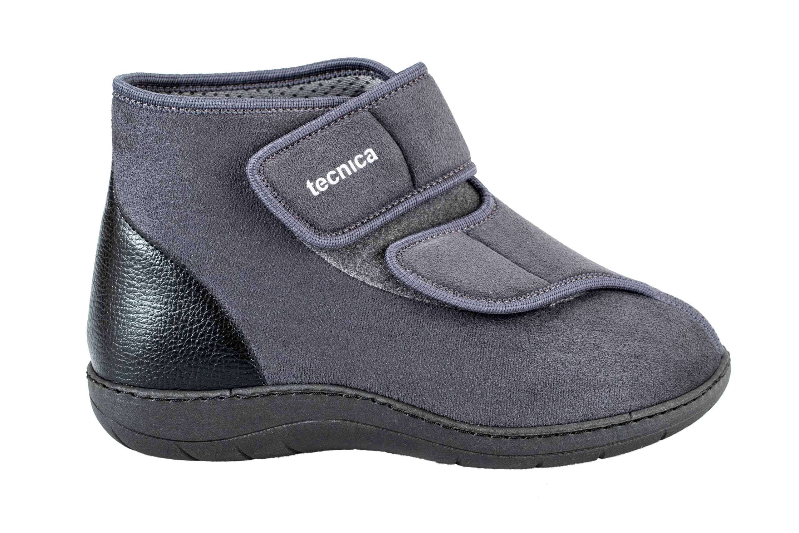 EXTRO STYLE - Scarpe Ortopediche Protettive Tecnica 1, per Riabilitazione e Recupero delle Funzioni del Piede, Tomaia in Microfibra e Suola Antiscivolo, Plantare Estraibile, Grigio