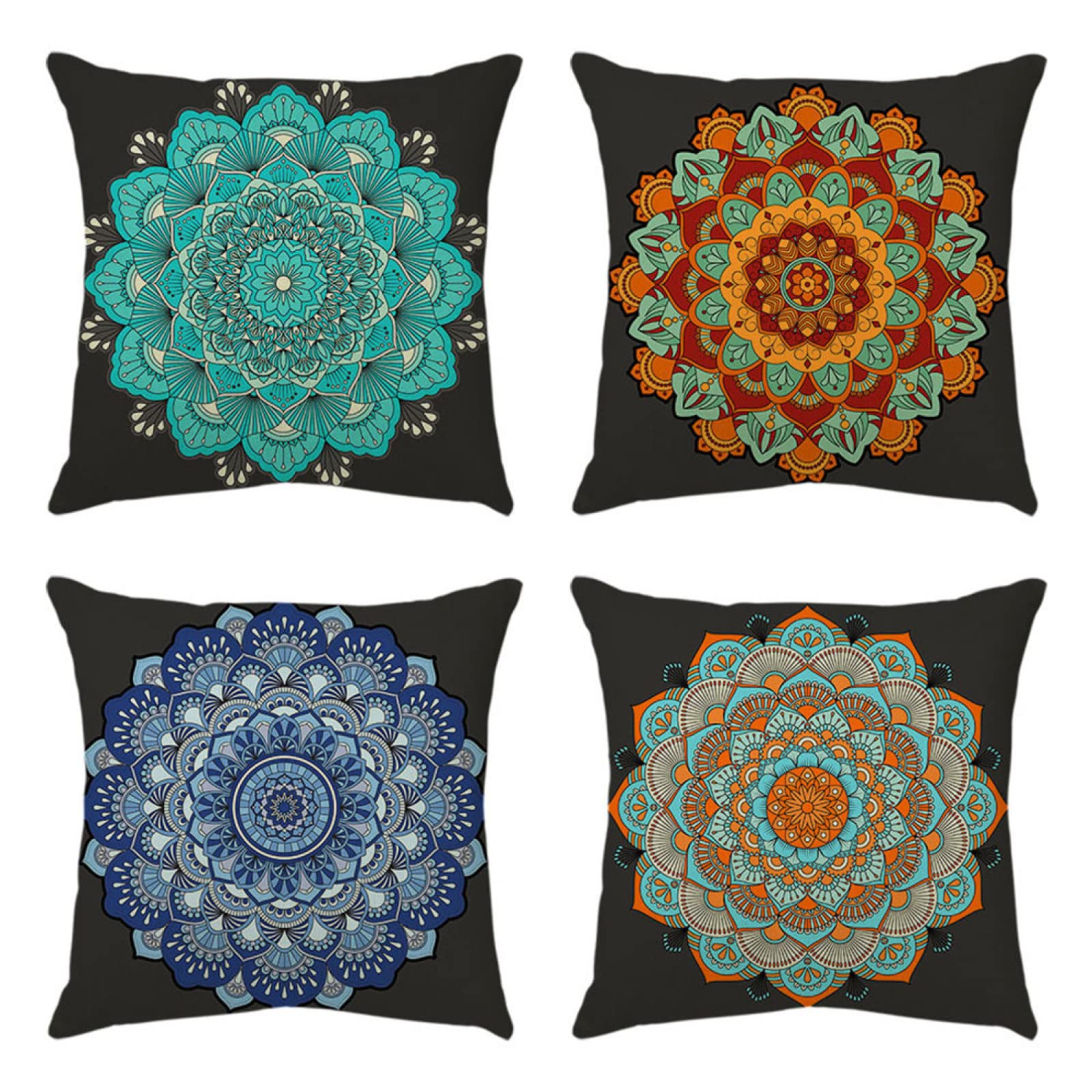 Taie d'oreiller 60x60cm en lin de qualité pour canapé moderne