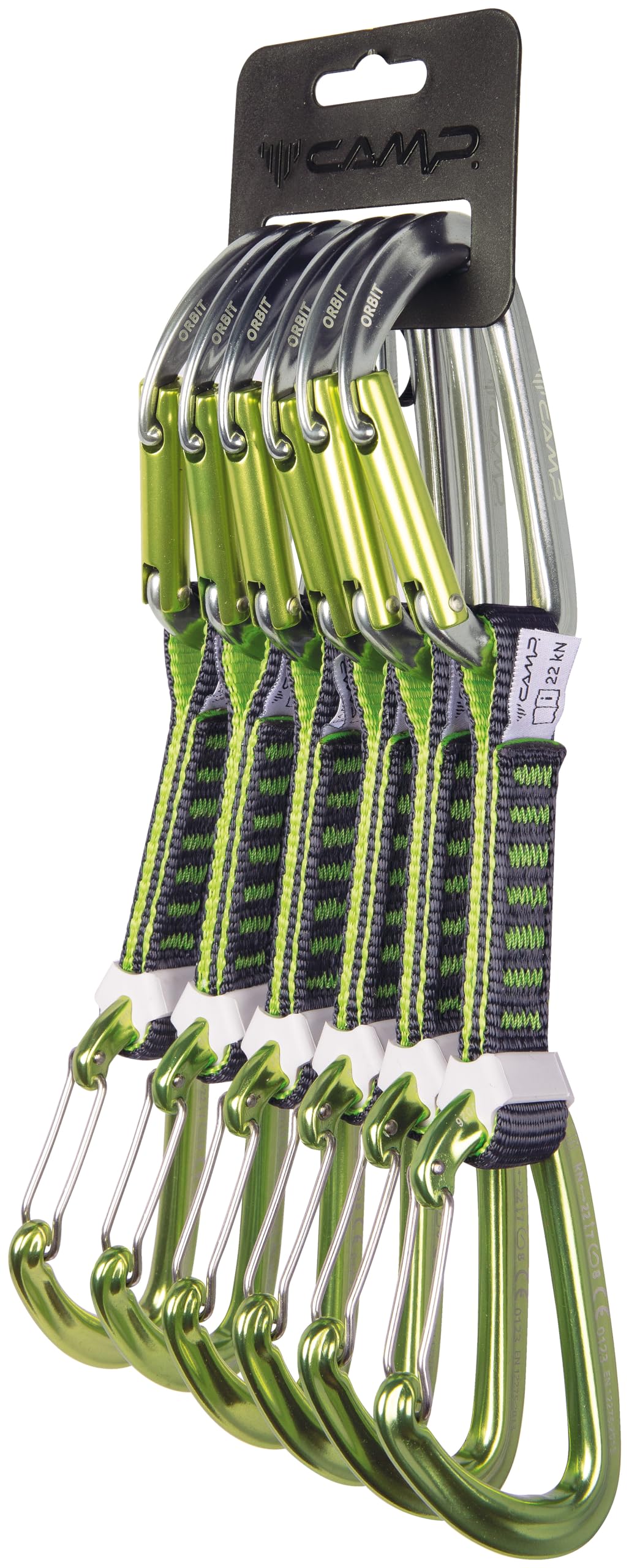 C.A.M.P. - Set 6 Orbit Express KS Mixte 12 cm, Vert - Gris