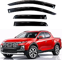 Vista 135 de KPY Moldura deflectora de viento con protección contra la lluvia compatible con GMC Terrain 2018-2023, 4 unidades, para ventana lateral, autoadhesiva