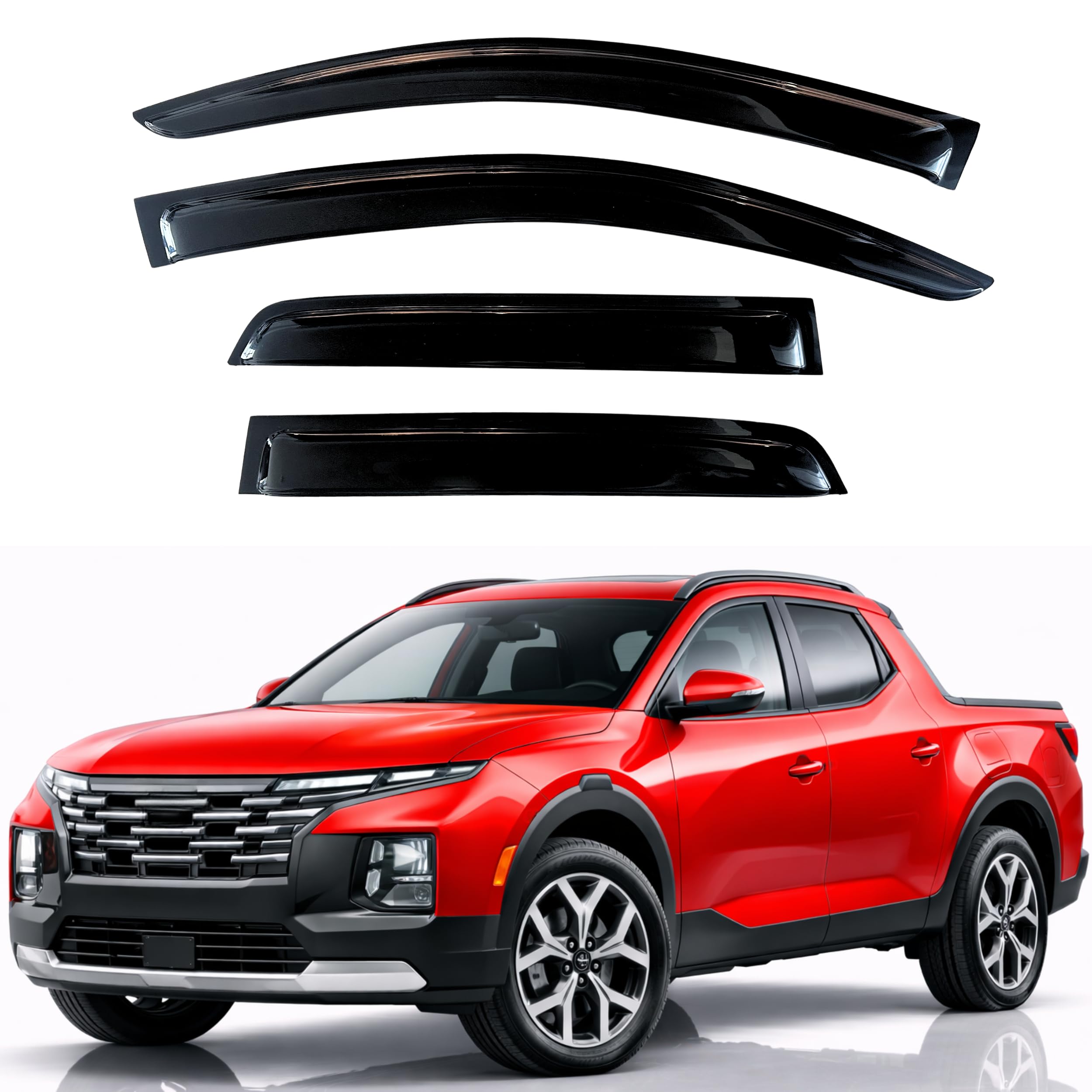 KPY Rain Guards Fit for 2022-2026 Hyundai Santa Cruz