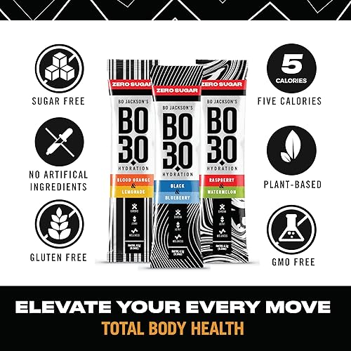 Miniatura 4 de Paquetes de electrolitos en polvo sin azúcar | Paquete variado | Hidratación deportiva y apoyo articular | Electrolitos cero azúcar para adultos