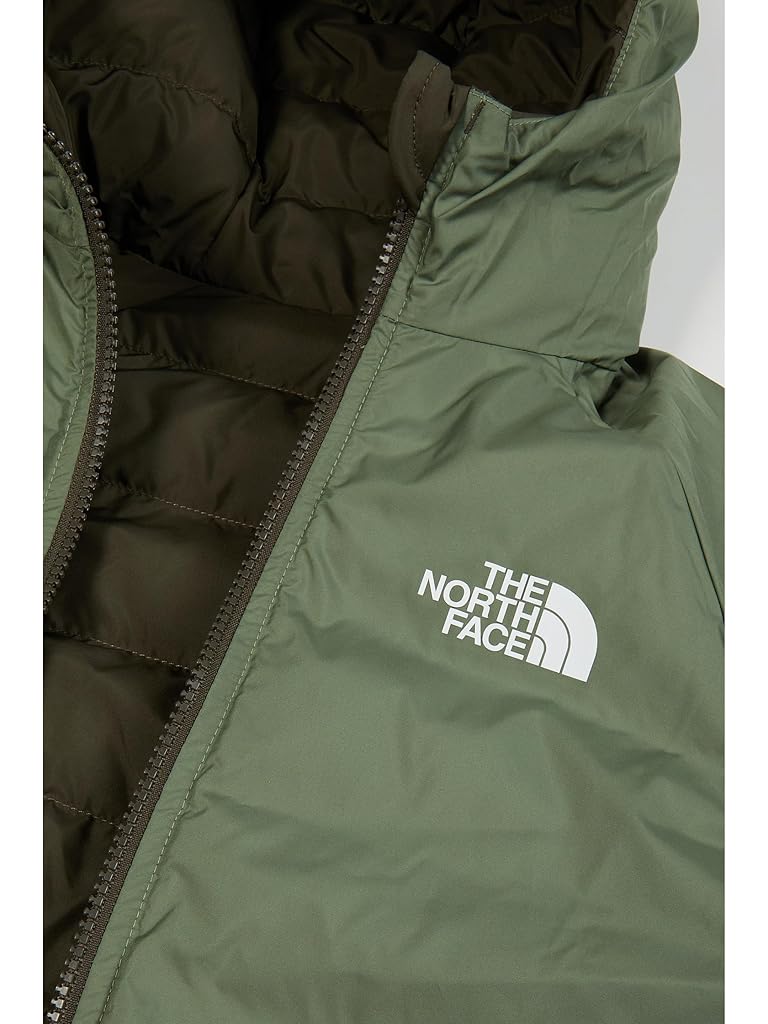Brown The North Face Reversible Perrito Hooded Jacket (Little Kid/Big Kid)