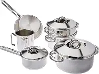 Jogo de Panelas em Aço Inox 6 peças Solar Tramontina