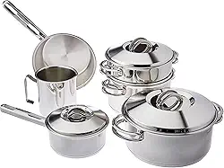 Jogo de Panelas em Aço Inox 6 peças Solar Tramontina