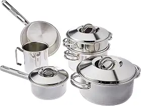 Jogo de Panelas em Aço Inox 6 peças Solar Tramontina