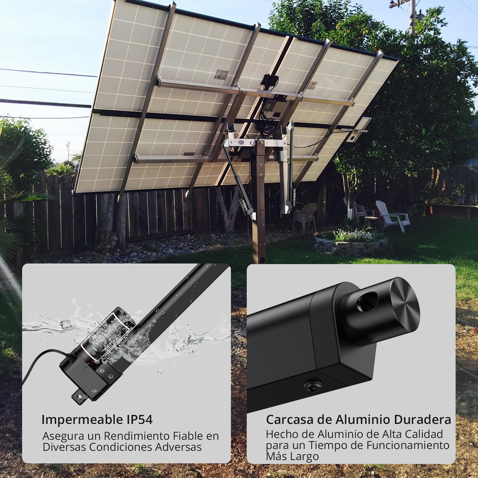 Justech Actuador Lineal 12V,Motor Actuador Lineal 2000N 200mm,Impermeable IP54,Aleación de Aluminio para Equipos Médicos,Línea de Producción,Mesa Elevadora,Sofá