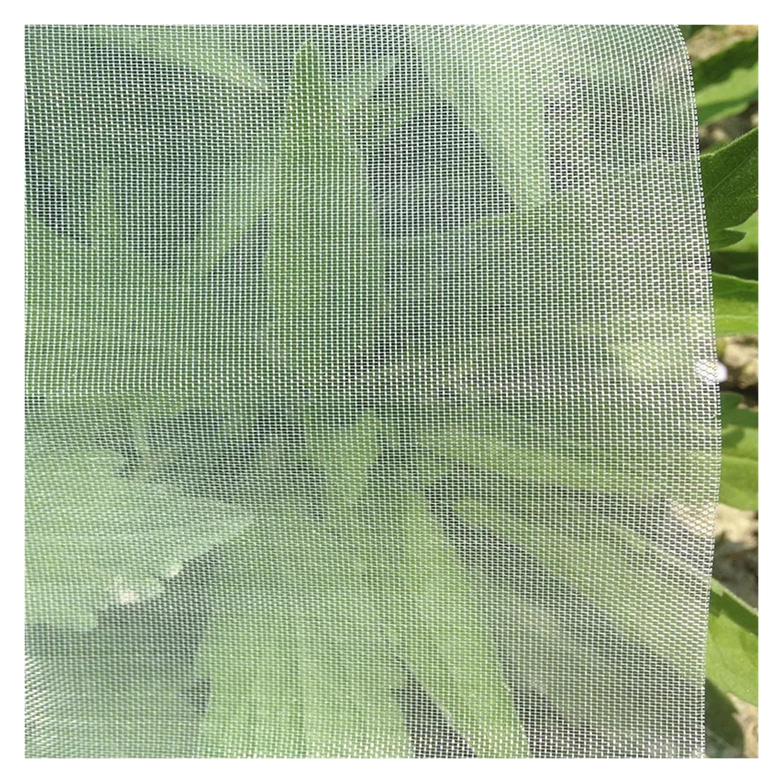 Red de nailon antipájaros de malla 80 para jardín, cubierta de protección para plantas y árboles frutales, red de invernadero con cremallera, 3 x 2 x escudo de cultivo de verduras