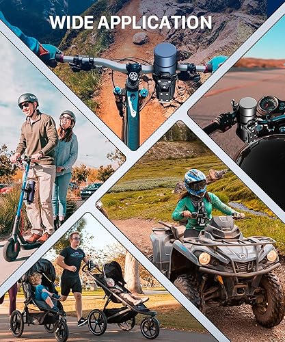 Miniatura 7 de FODSPORTS Portavasos para motocicleta, ATV, soporte mejorado para bebidas de motocicleta con abrazadera de metal de 0.5 a 1.57 pulgadas, soporte