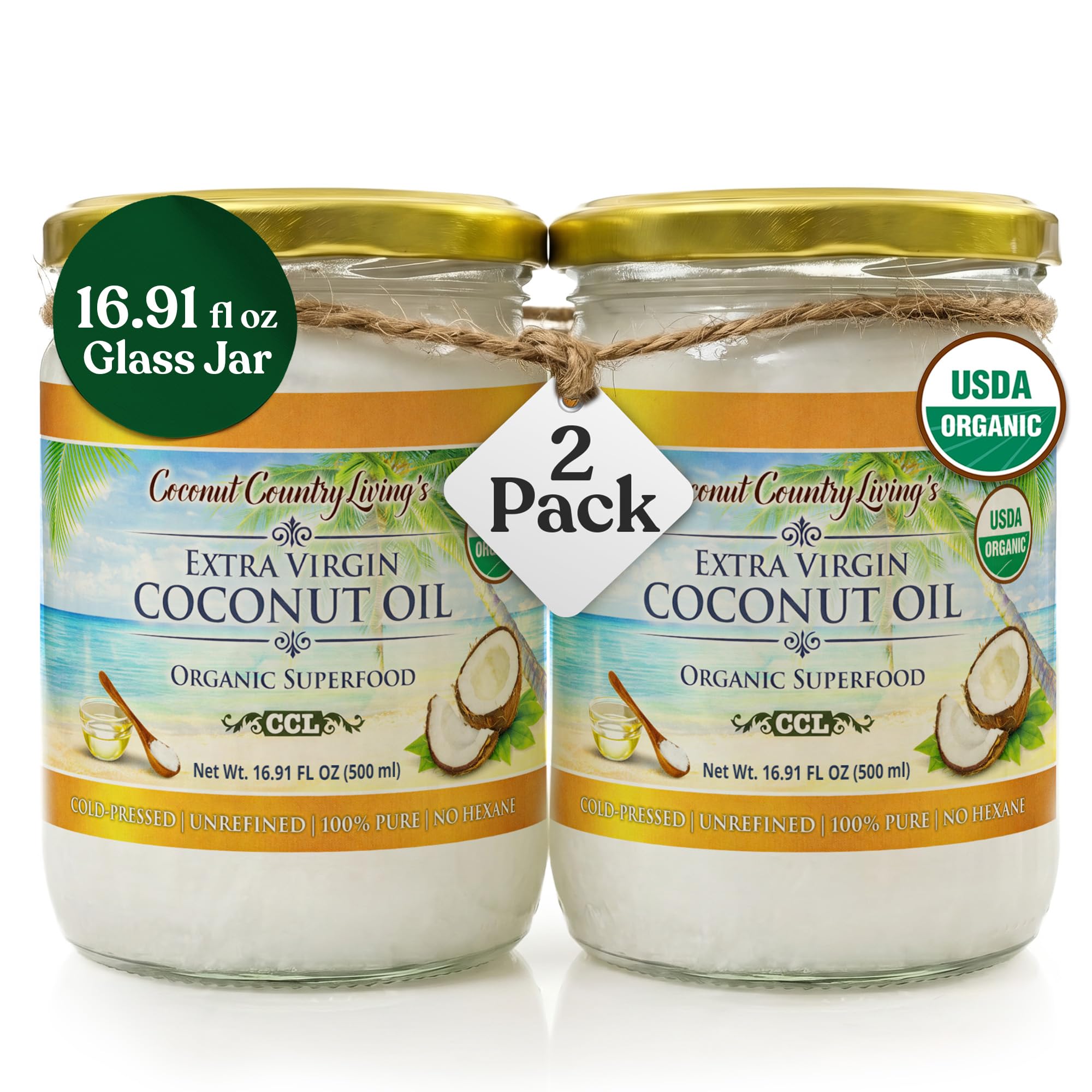 Amazon.com : COCONUT COUNTRY LIVING'S | Extra Virgin Coconut Oil