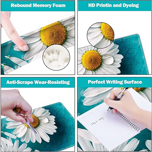 Miniatura 2 de ARTSO Juego de alfombrillas de mouse grandes para juegos, soporte para reposamuñecas para teclado + cojín de muñeca para mouse + alfombrilla de