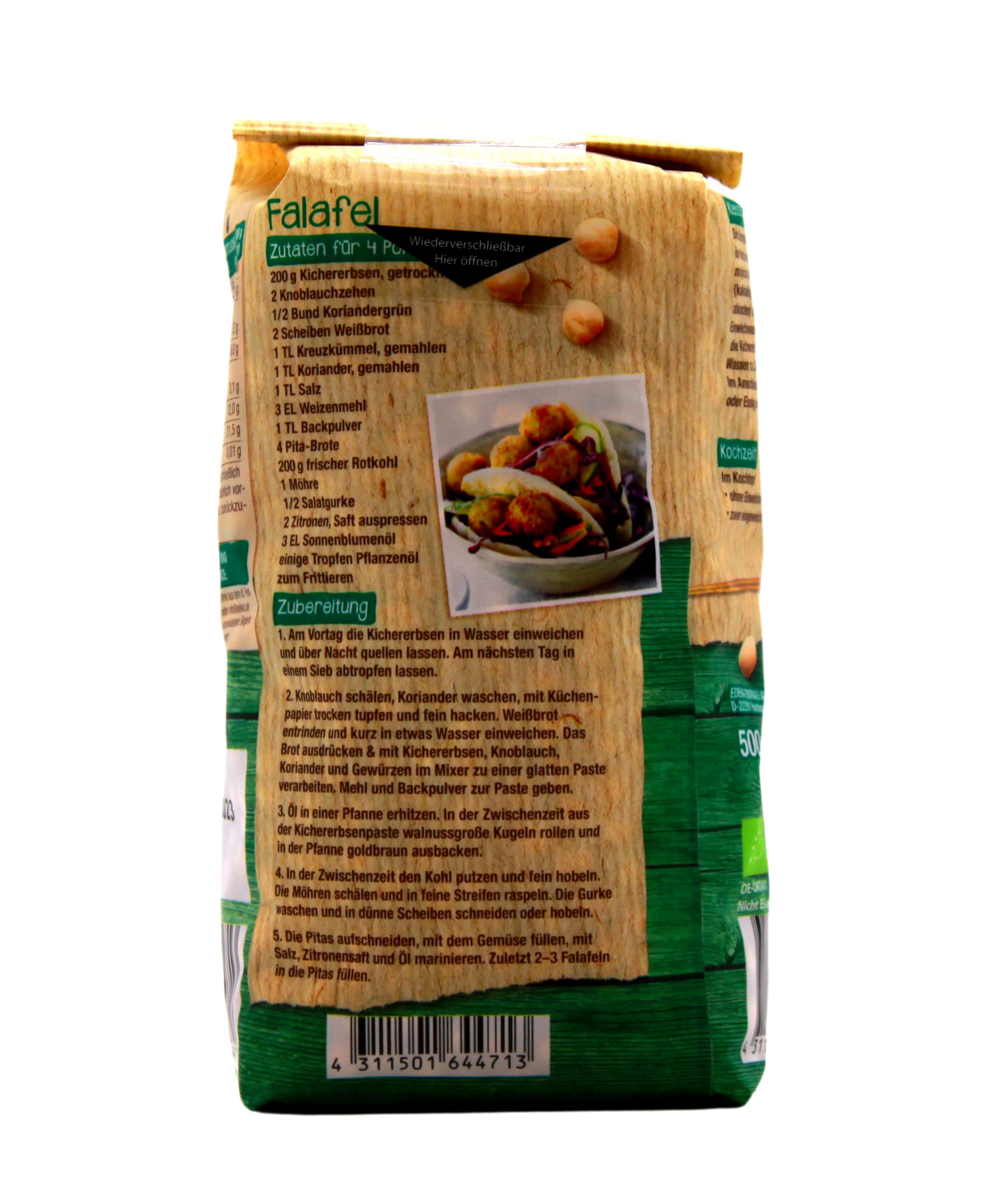 Edeka Bio Kichererbsen, 14er Pack (14 x 500g)
