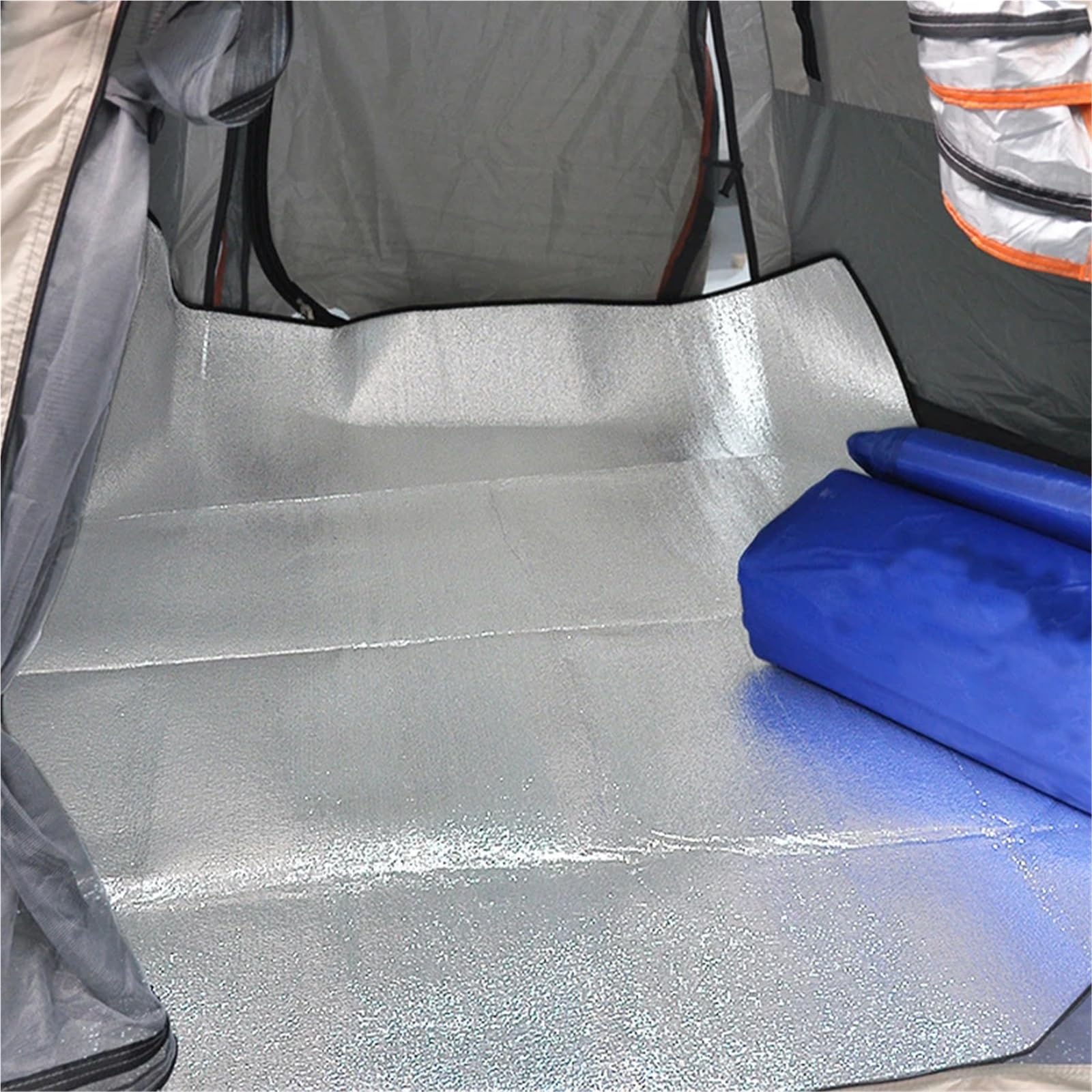 Mata z folii aluminiowej, Mata kempingowa z folii aluminiowej na zewnątrz, dwustronna, w wielu rozmiarach