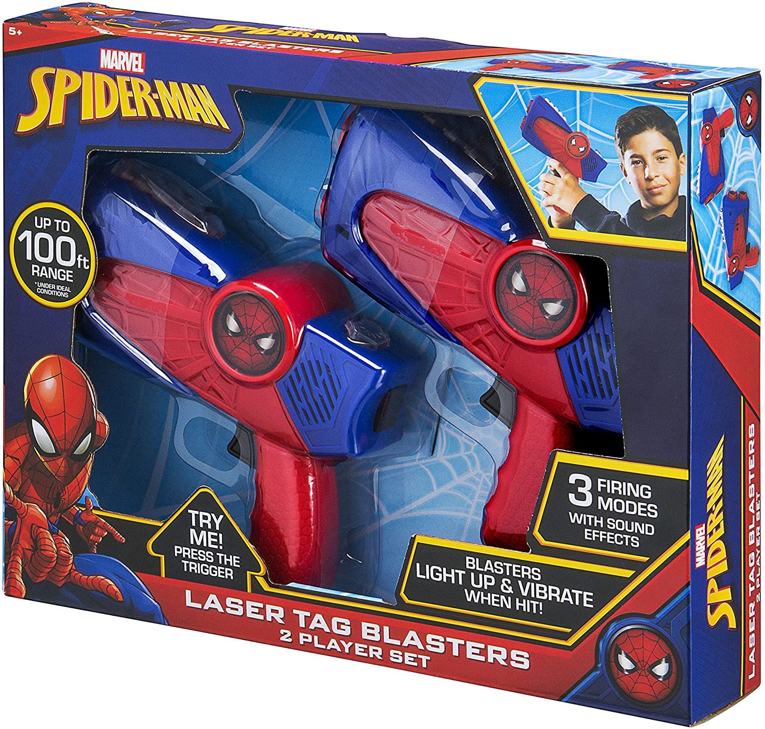 Amazon.co.jp: eKids スパイダーマン レーザータグ 子供用 赤外線